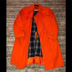 Orange Trench Coat